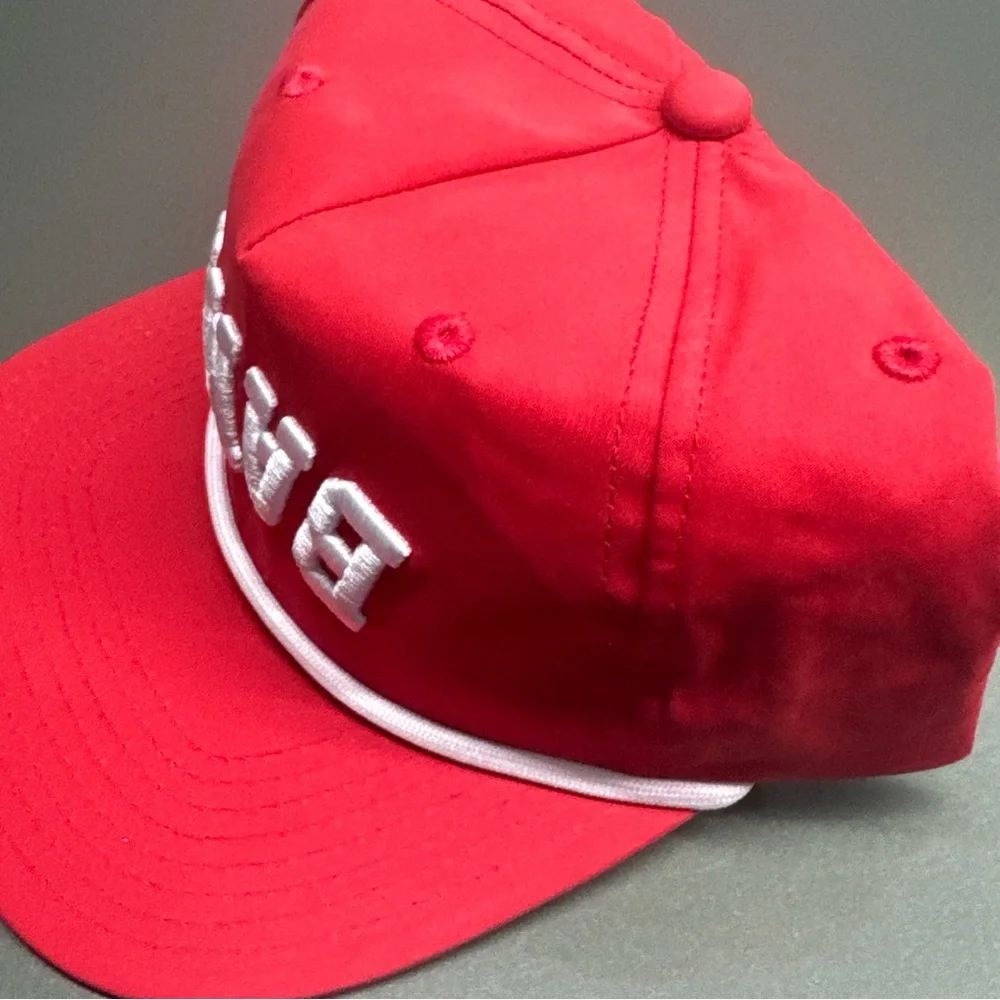 Upside Down Alabama Bama Crimson performance hat cap new - Picture 3 of 7